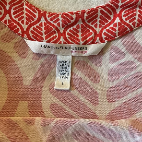 Diane Von Furstenberg vintage 100% silk dress size 8 - Picture 5 of 5